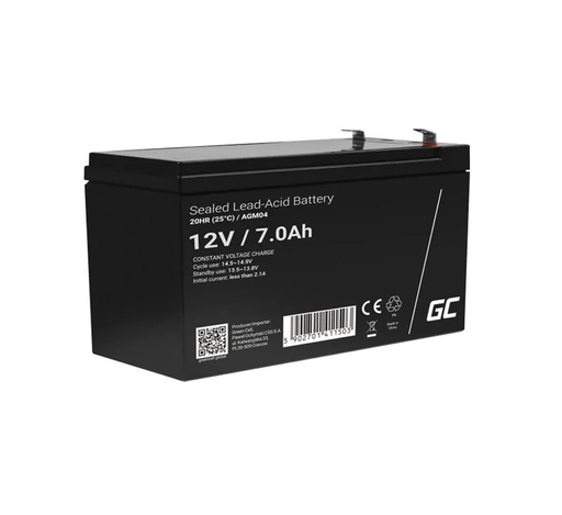 [SMS-BAT12V7AH] AGM Batterie Rechargeable12V.7AH 