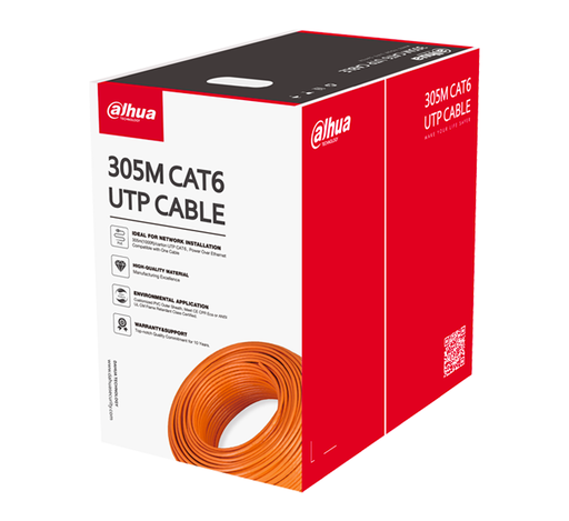 [PFM922I-6UN-C] DAHUA Cable Réseau Informatique UTP CAT 6 - 305m
