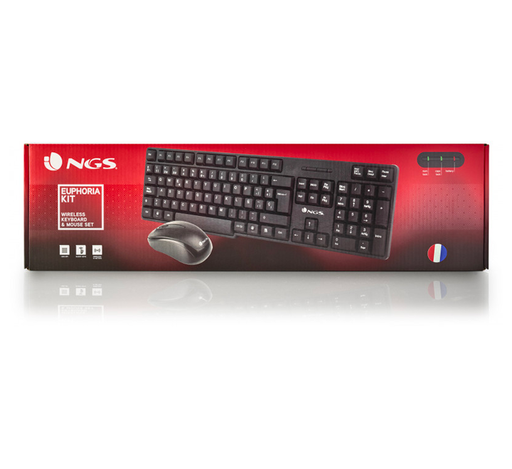 [EUPHORIAKITFRENCH] NGS Kit Clavier/Souris Sans Fil Euphoria - Fr