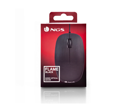 [FLAME] NGS Souris Optique Filaire - Noir