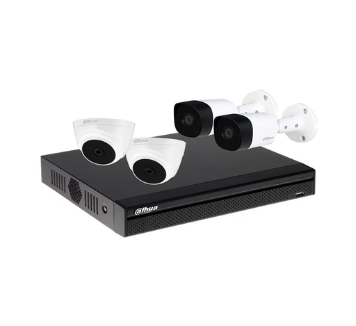 [PACKX42MP] Pack Dahua X4 (4 Caméras 2Mp + DVR 4 Channels 2Mp)