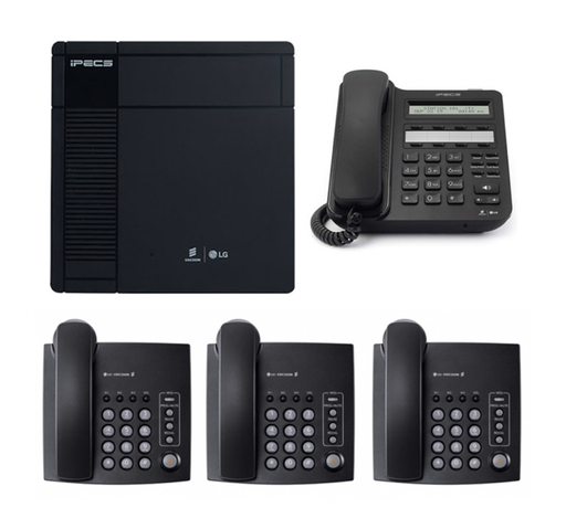 [LG-EMG100-KSUSC-PKG1B] Pack EMG100 - 4 Lignes Réseau et 8 Extensions (1 Poste Digital Basique 24 Touches + 3 Postes Analogique)