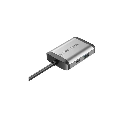 [TFAHB] Vention Adaptateur 4en1 Type C vers HDMI | VGA | USB-C PD